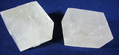 Natural Unpolished Optical Calcite, Ice Calcite from Brazil