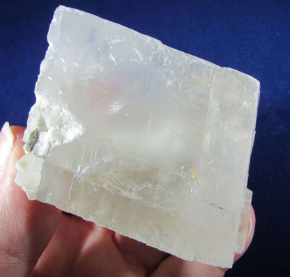 Natural Unpolished Optical Calcite, Ice Calcite from Brazil