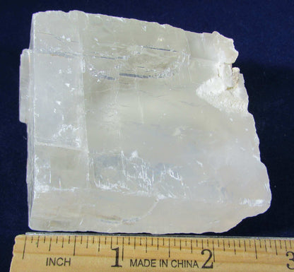 Natural Unpolished Optical Calcite, Ice Calcite from Brazil