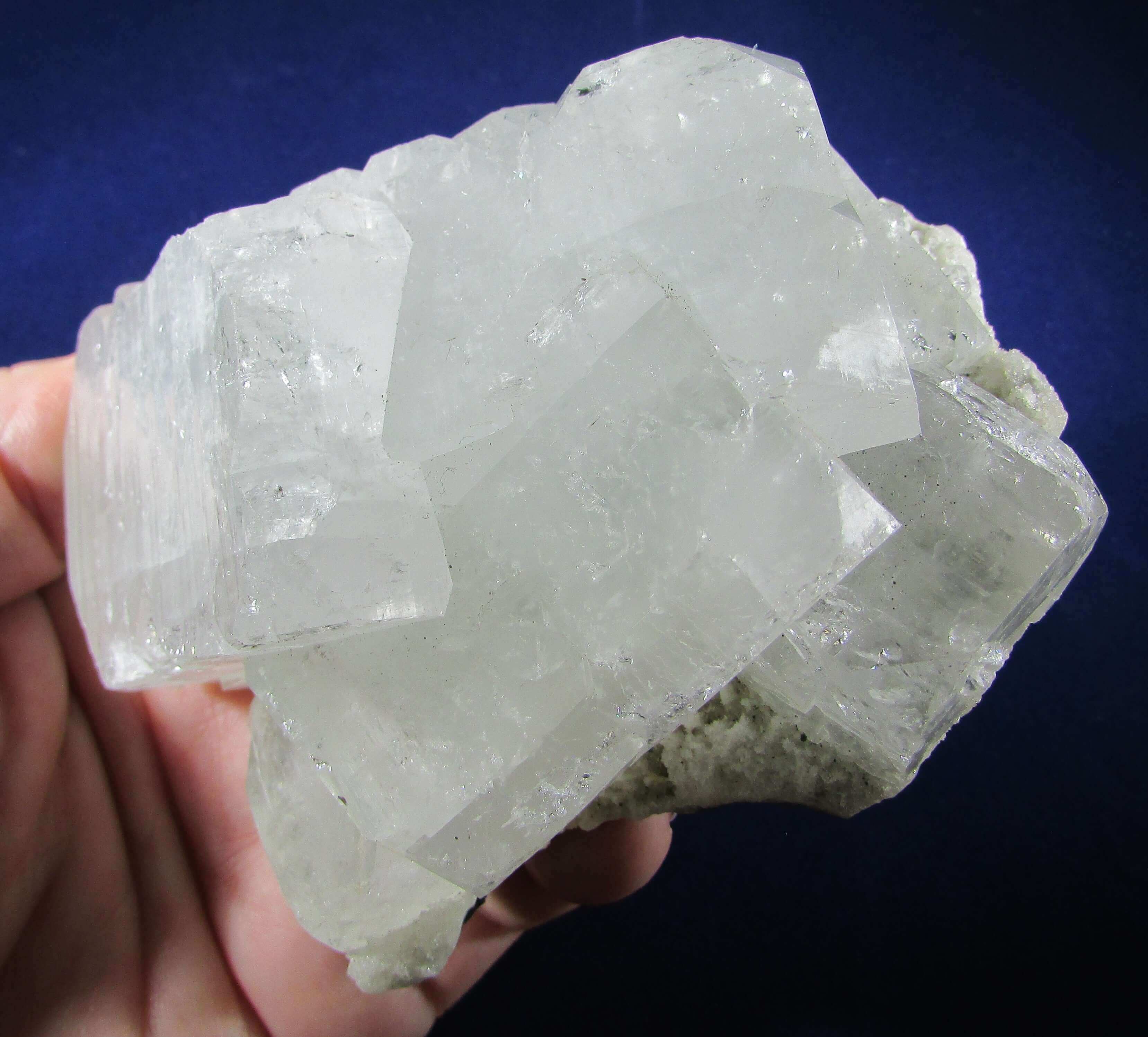 Natural Unpolished Optical Calcite, Ice Calcite from Brazil