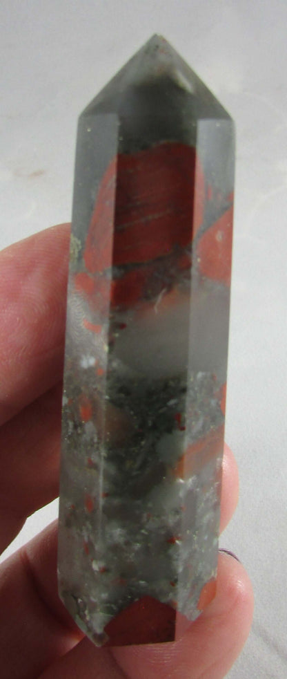 bloodstone crystal pillar, ethically sourced crystals