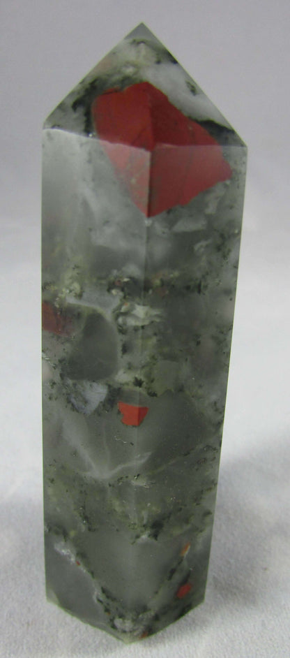 bloodstone crystal pillar, ethically sourced crystals