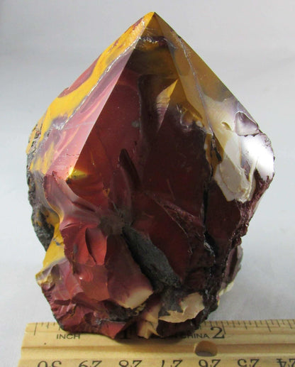 mookaite jasper, yellow red mookaite jasper, mexico mineral