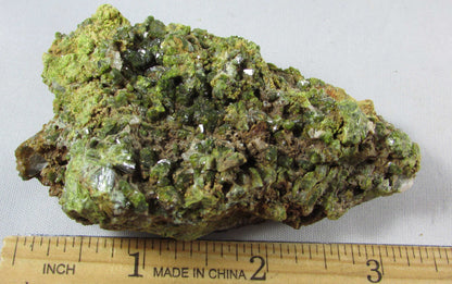 natural rough epidote, south africa mineral