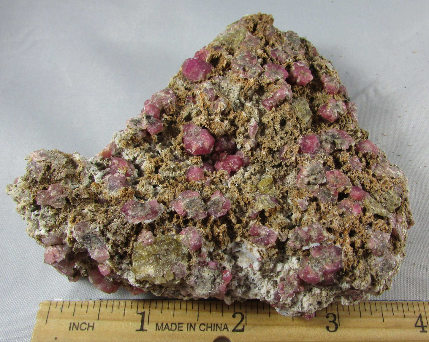 natural unpolished garnet, ethically sourced, mexico mineral