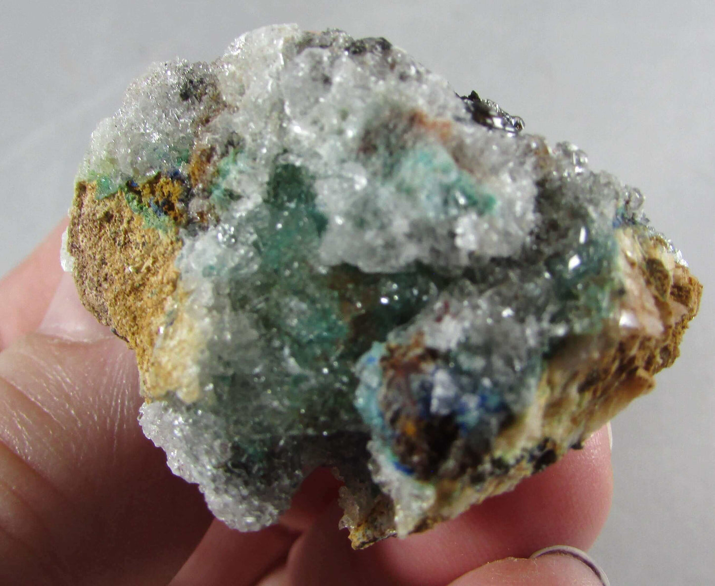 Dolomite Rosasite Selenite (BM103) Crystals