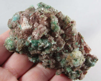 dolomite rosasite rough crystal morocco minerals