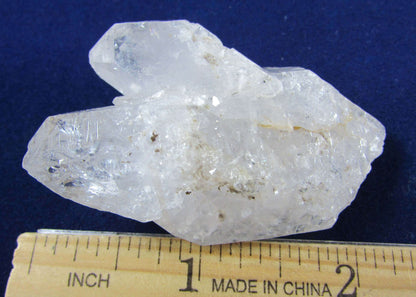 Natural Double Terminated Fenster Quartz, Mexico Mineral