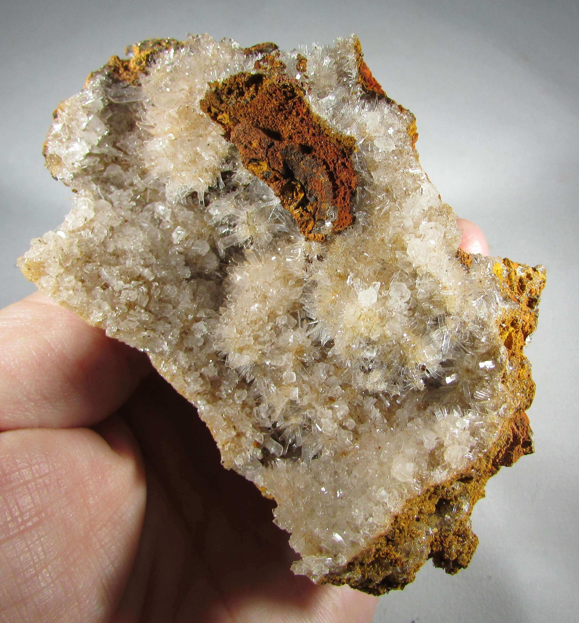 genuine natural Hemimorphite Mimetite Crystal Cluster, Durango Mexico
