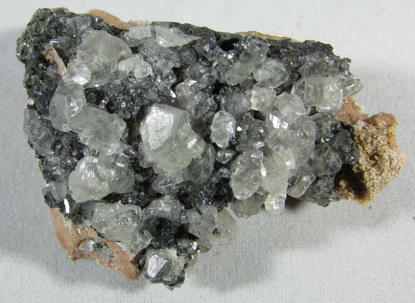 Cerussite Galena Barite, Morocco (AM179) Crystals