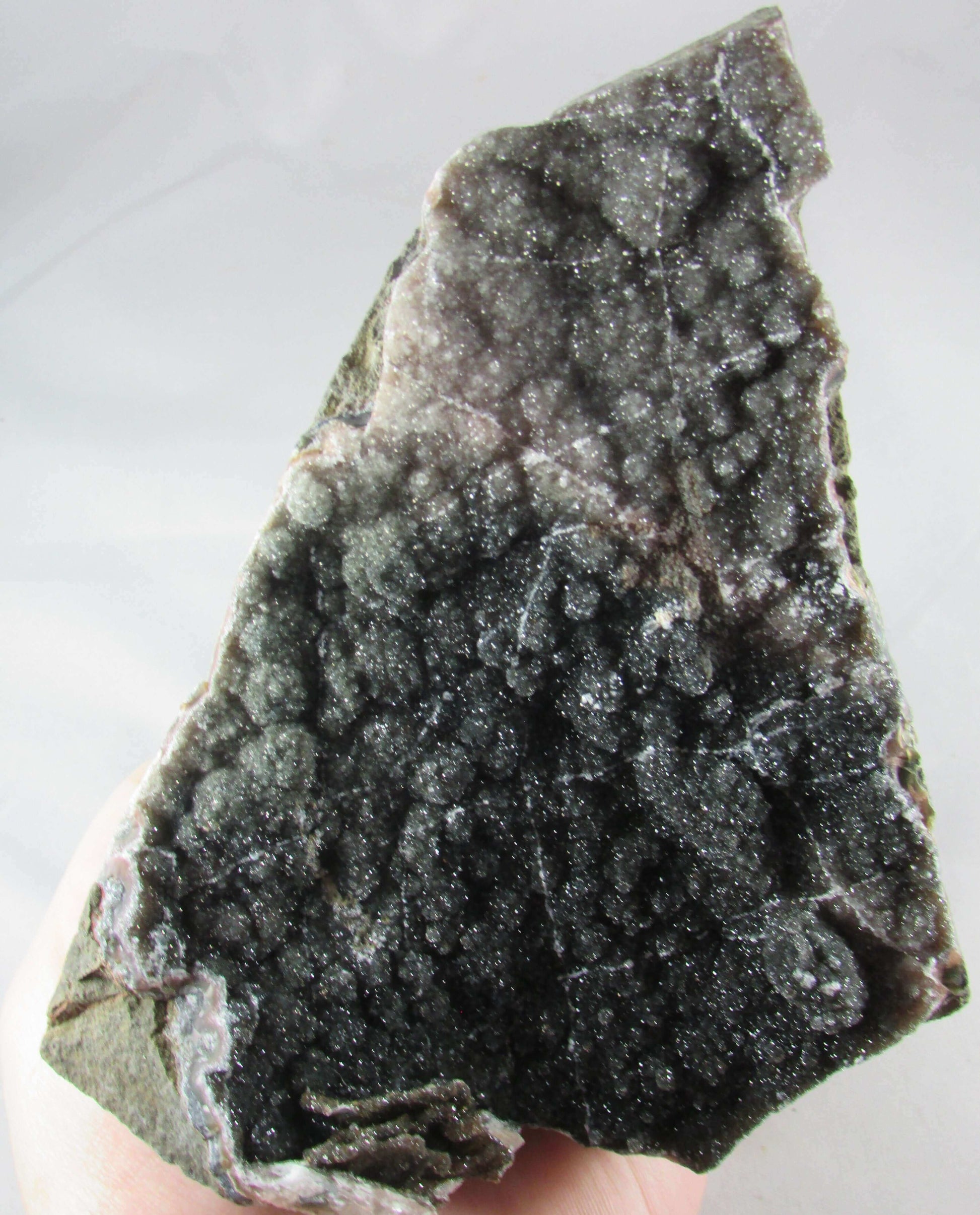 black galaxy amethyst crystals, genuine amethyst, brazil