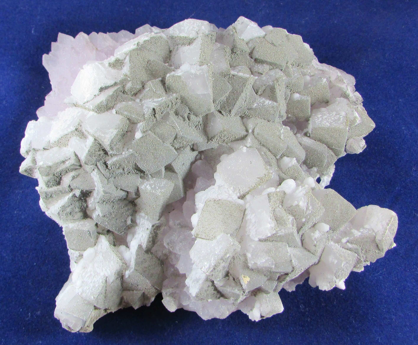 Lavender Amethyst Calcite Cluster, Guanajuato, Mexico (MMF101) Crystals