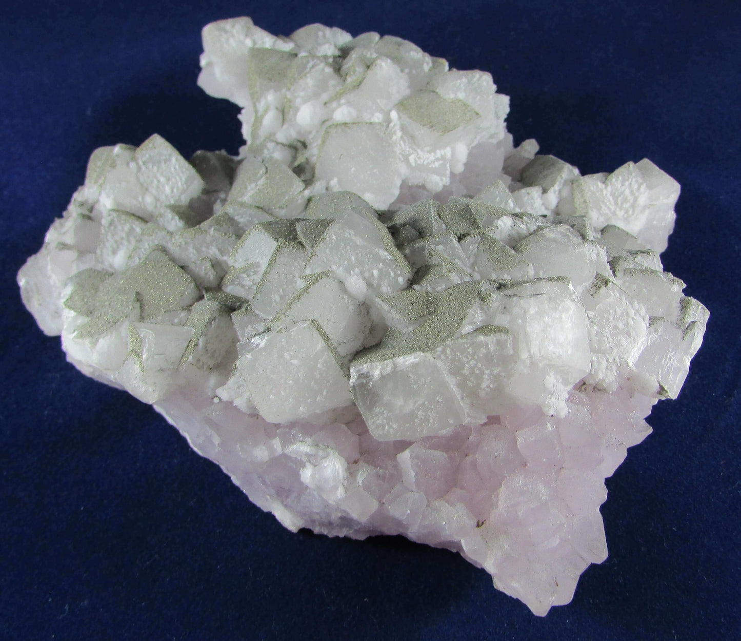 Lavender Amethyst Calcite Cluster, Guanajuato, Mexico (MMF101) Crystals