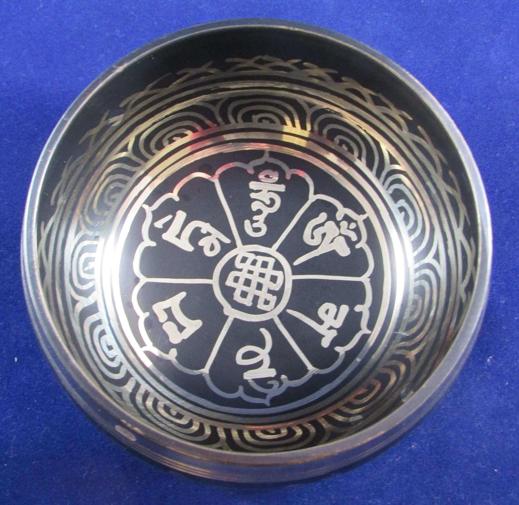 Authentic Nepal OM Singing Bowl — Spiritual Sound Bath & Energy Balancer
