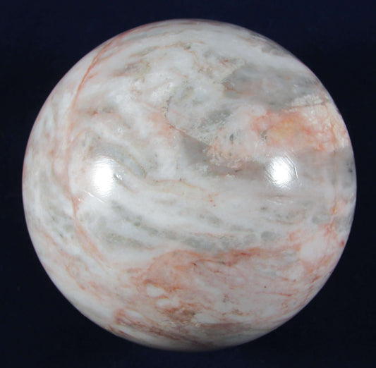 Pink Marble Crystal Sphere, Mexico (GM281)