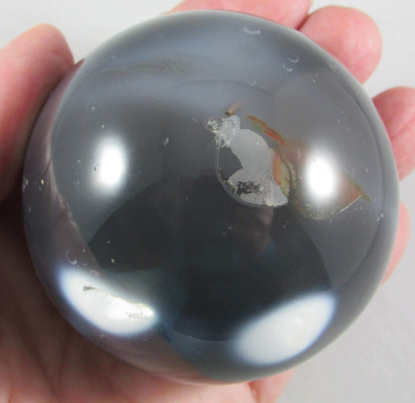 Orca Agate Crystal Sphere (ETE104)
