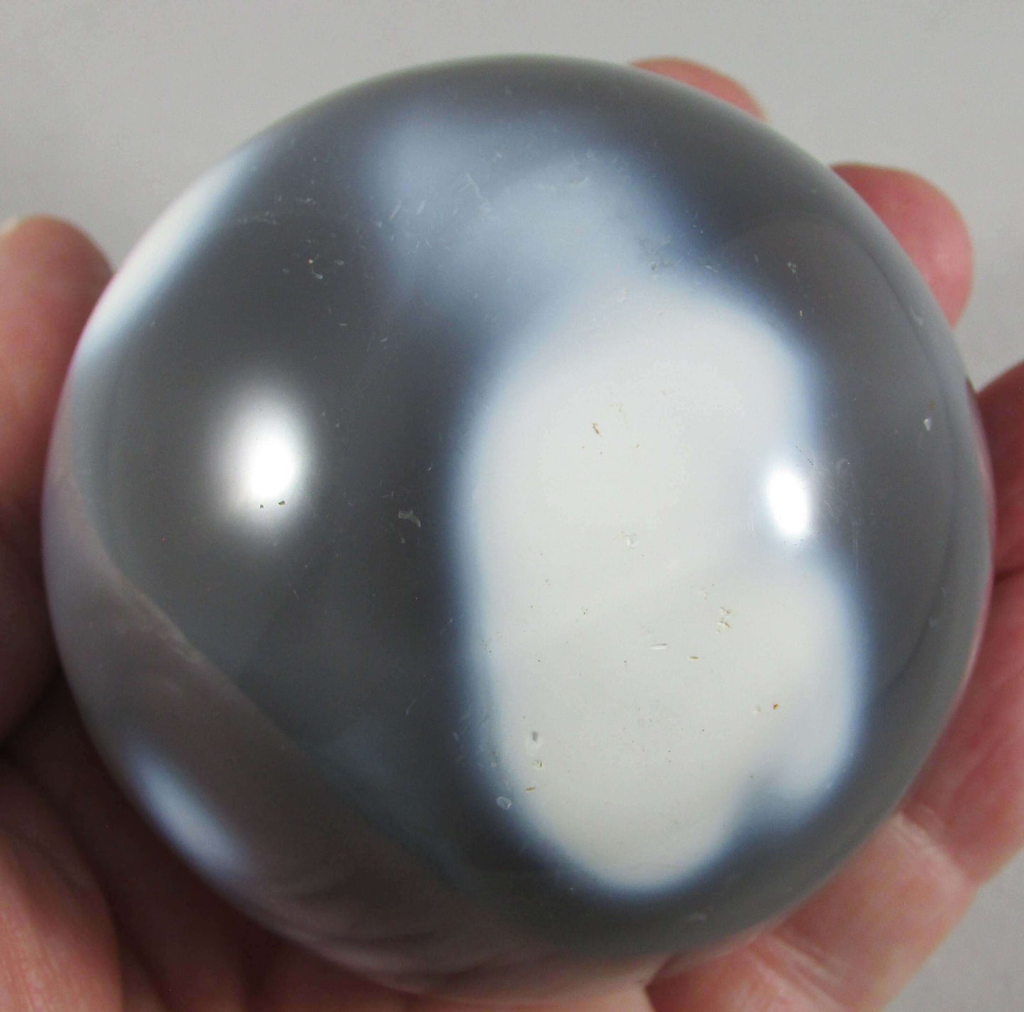 Orca Agate Crystal Sphere (ETE105)