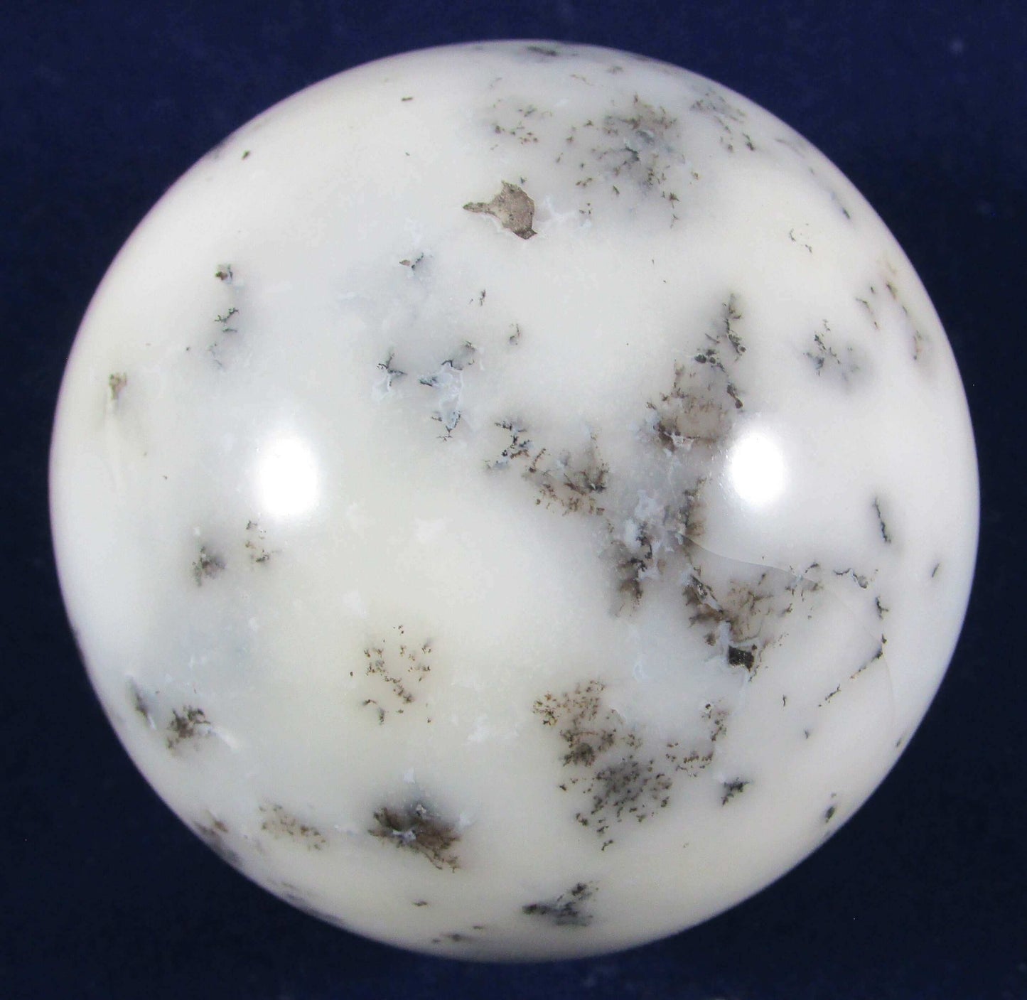 Dendritic White Opal Crystal Sphere (FTM440)