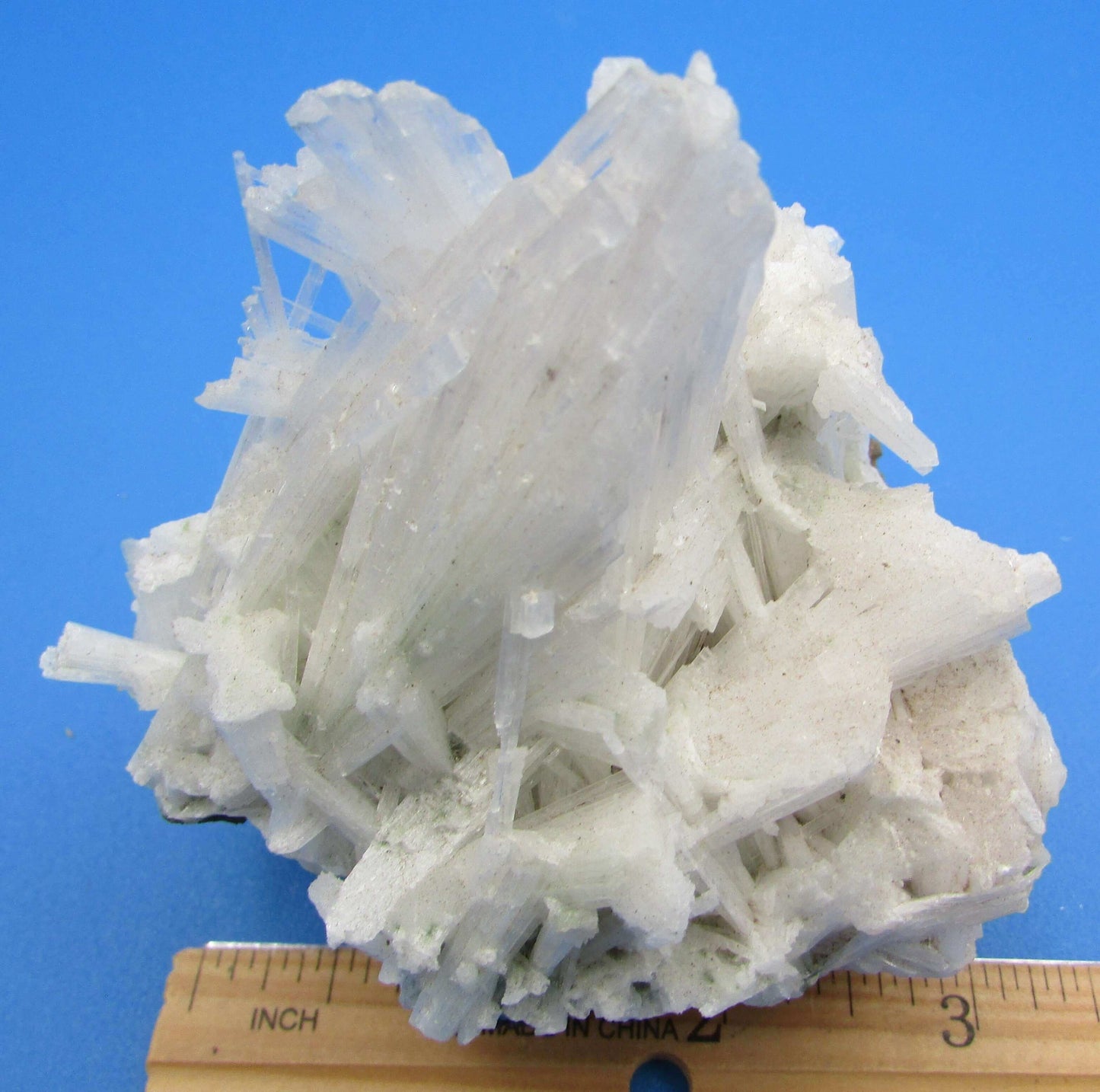 scolecite crystal cluster, natural scolecite, india crystals