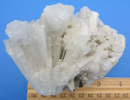 scolecite crystal cluster, natural scolecite, india crystals