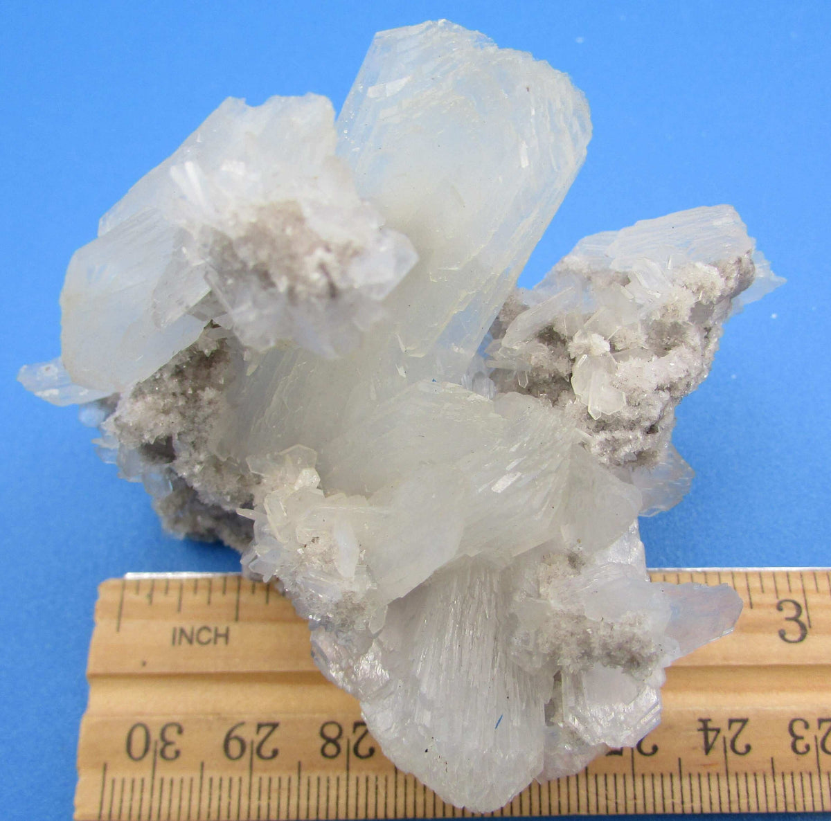 stilbite flower crystal cluster, stibite fan crystals