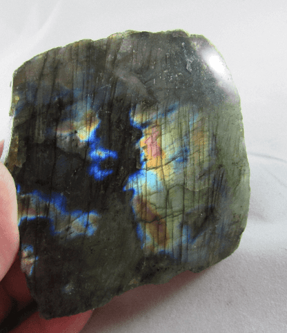 blue flash labradorite, natural labradorite, madagascar