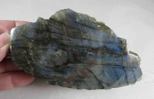 Labradorite Blue Flash, Madagascar (#5) Crystals