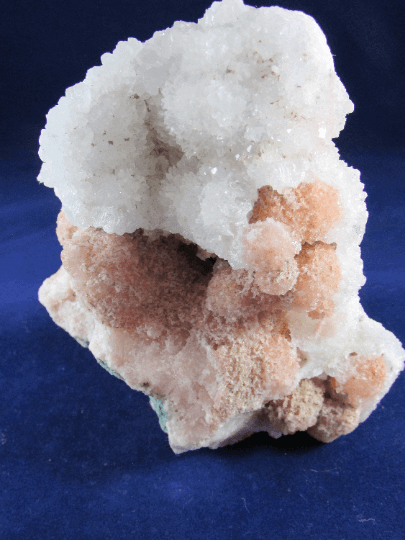 Pink White Amethyst Quartz Cluster, Brazil (#7) Crystals