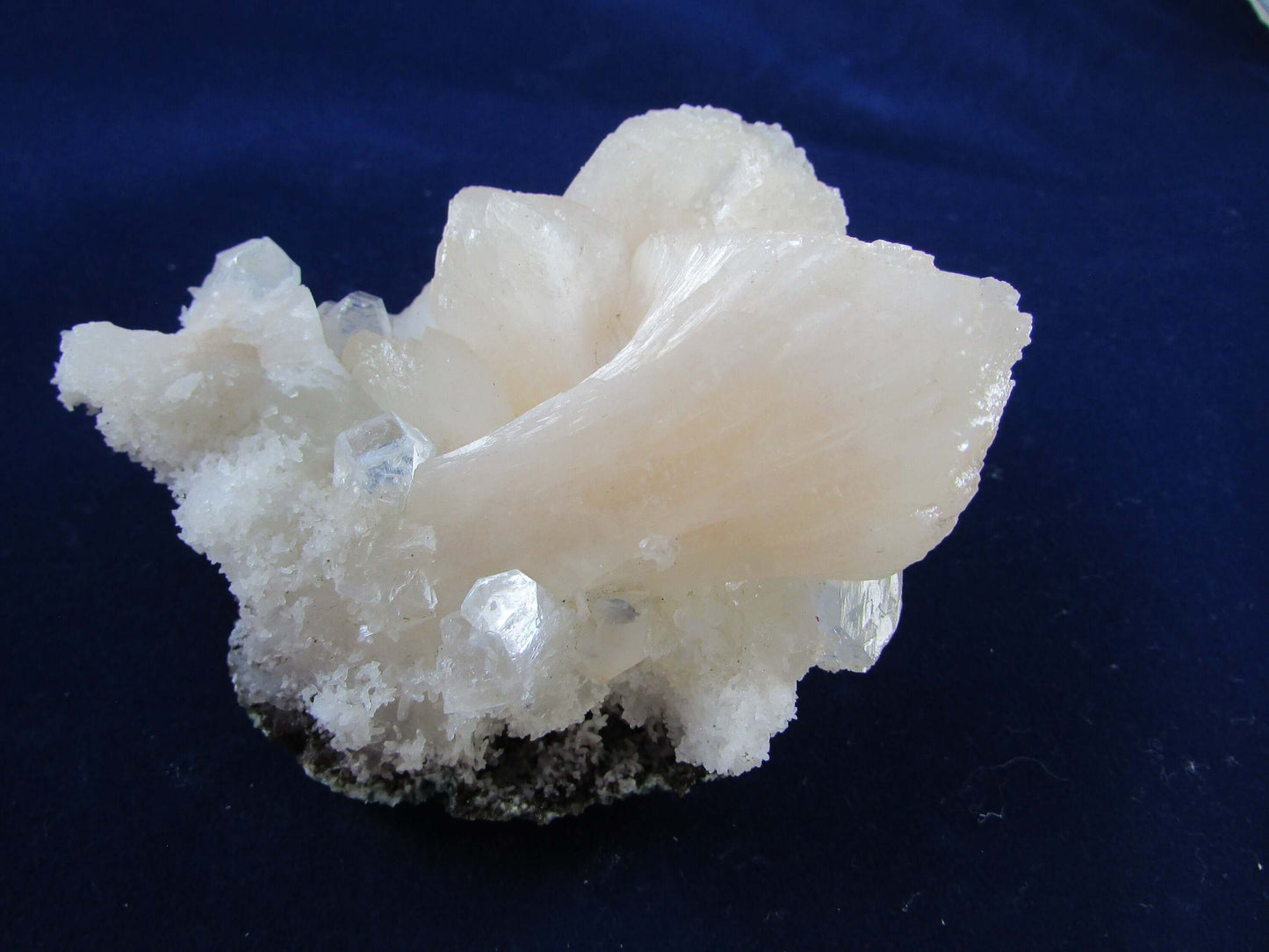 Stilbite Apophyllite Matrix Crystal Cluster