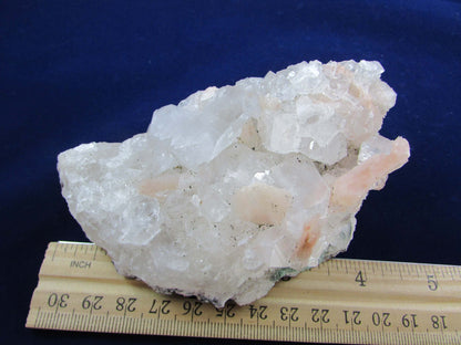 Zeolite Apophyllite stilbite crystal cluster India crystal