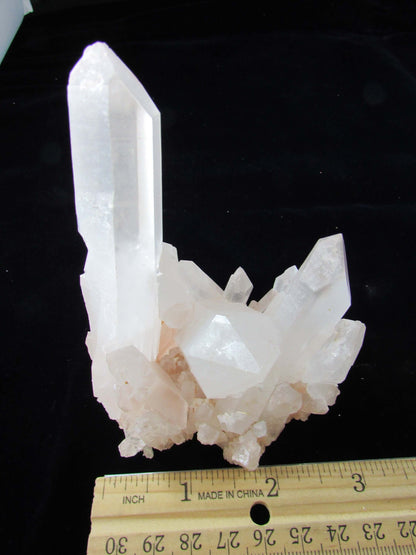 pink himalayan quartz crystals, himalayan quartz crystals