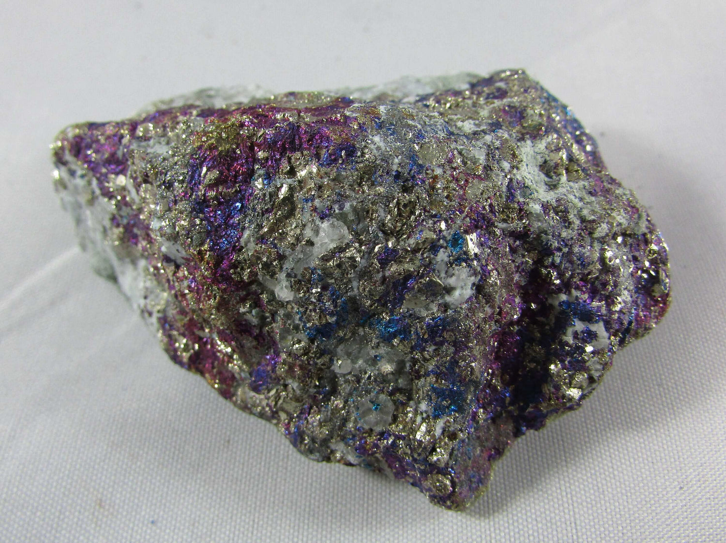 Chalcopyrite, Peacock Ore (#4) Crystals