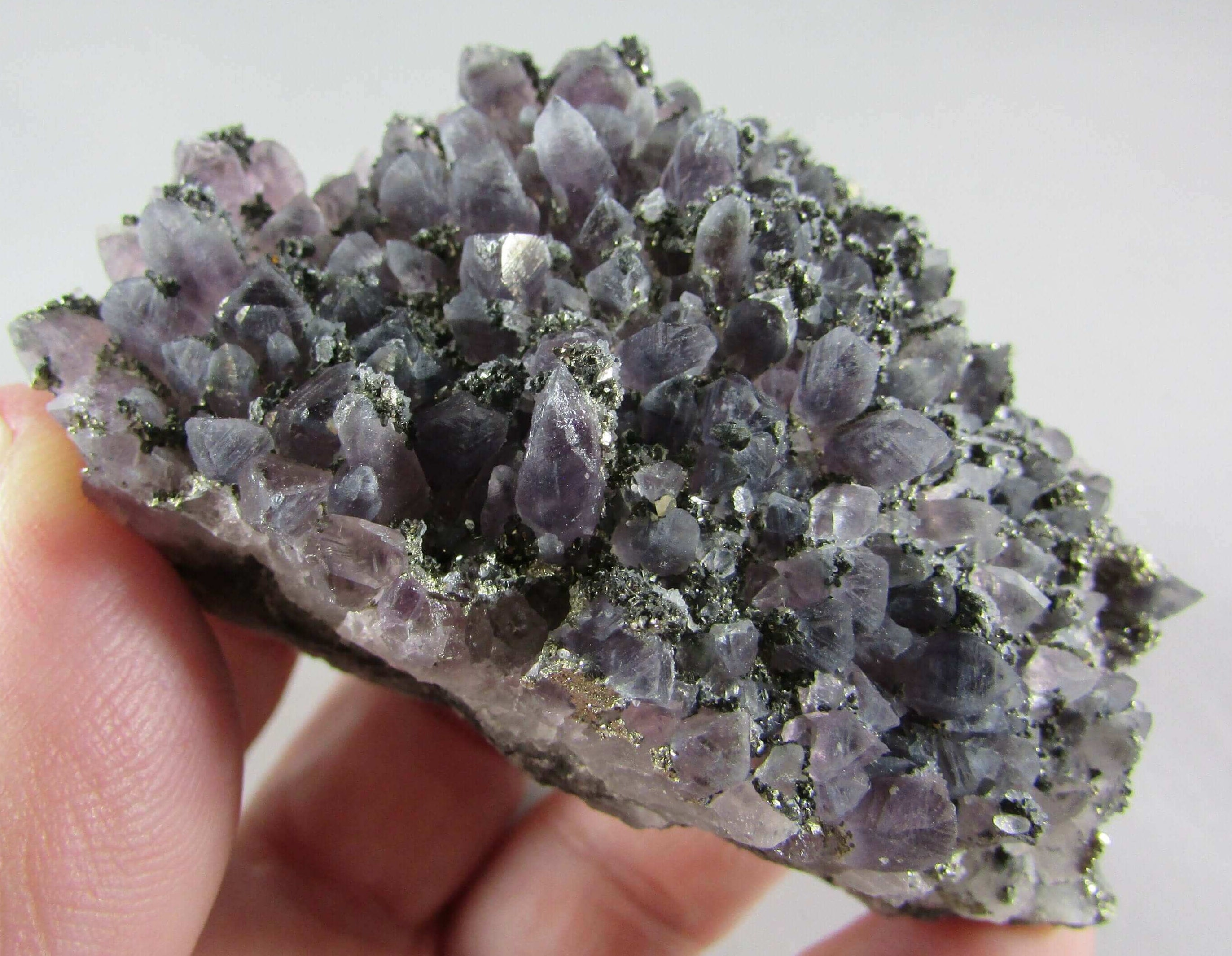 natural amethyst crystal cluster
