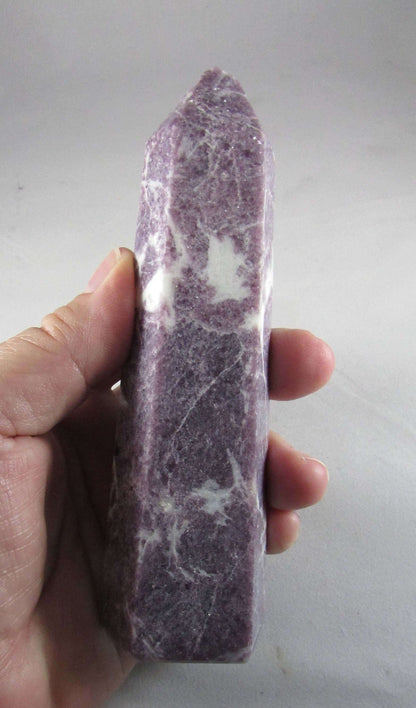 Natural Genuine Polished Lepidolite Gemstone from Madagascar