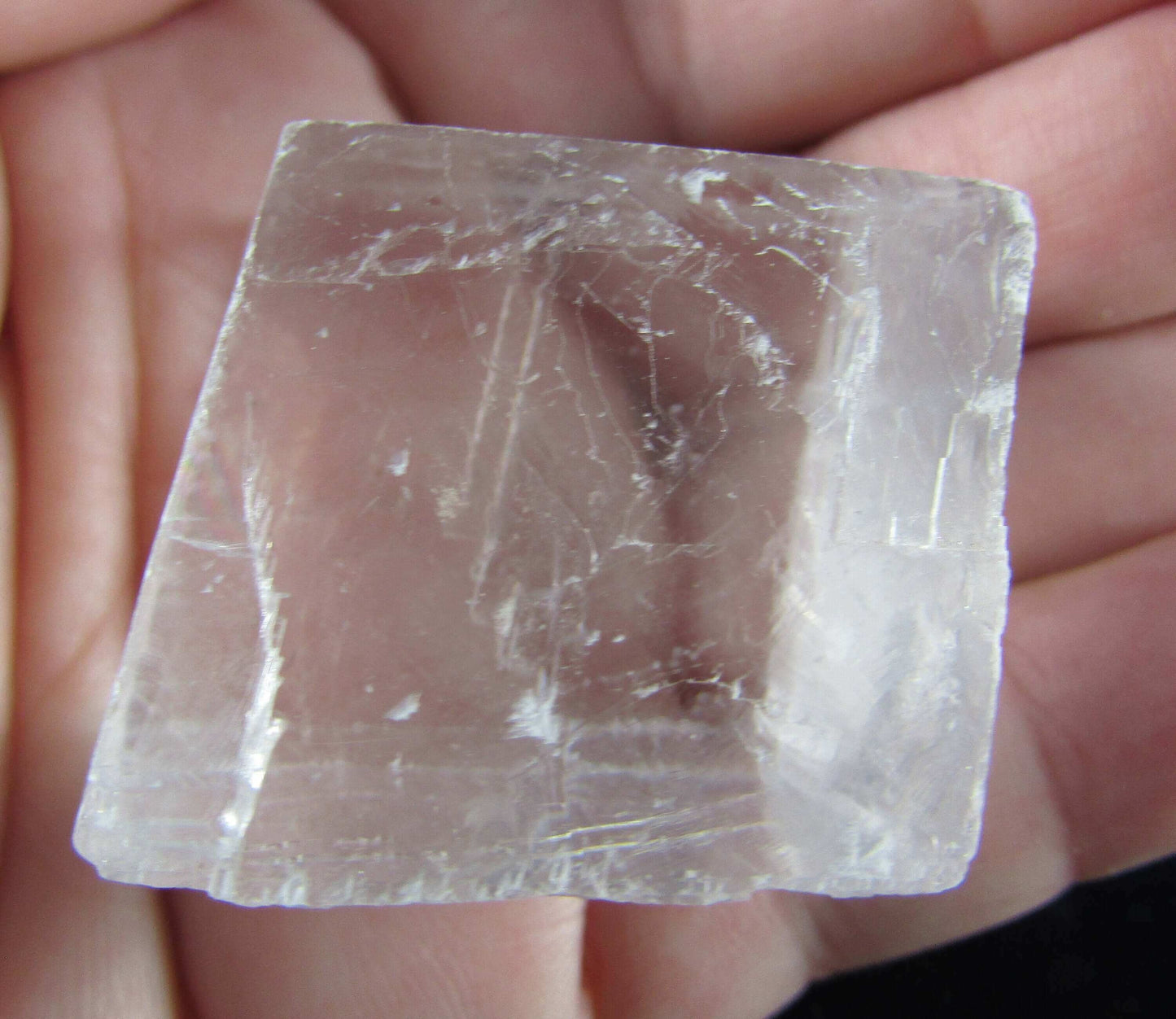 Natural Unpolished Optical Calcite, Ice Calcite from Brazil