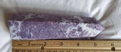 Natural Genuine Polished Lepidolite Gemstone from Madagascar