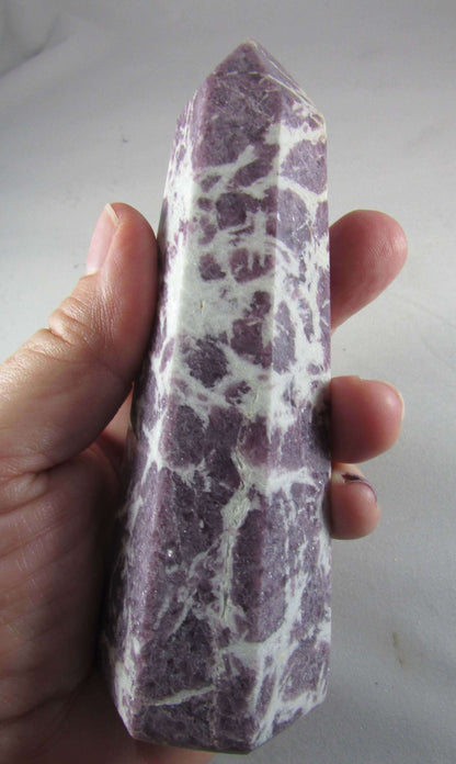 Natural Genuine Polished Lepidolite Gemstone from Madagascar