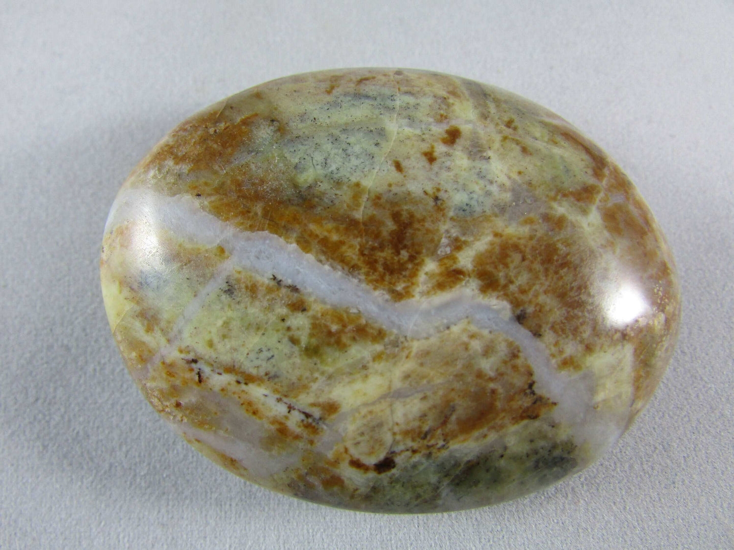 Green Opal Palmstone, Madagascar Crystals