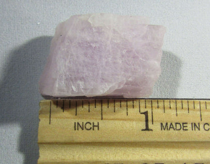 genuine natural kunzite crystals, raw unpolished kunzite