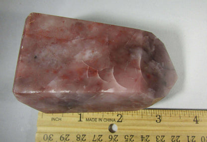 Pink Guava Quartz Obelisk Natural Crystal obelisk brazil crystal