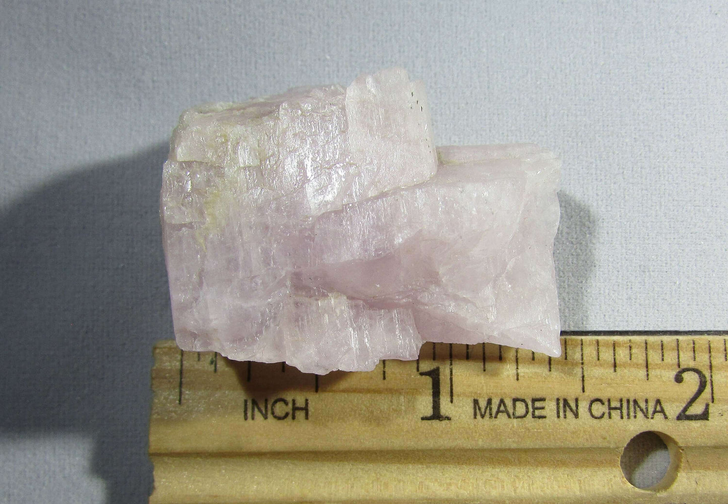 genuine natural kunzite crystals, raw unpolished kunzite