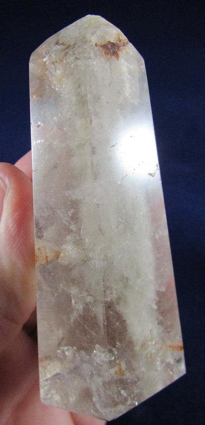 garden quartz crystal pillar, crystal wand, obelisk