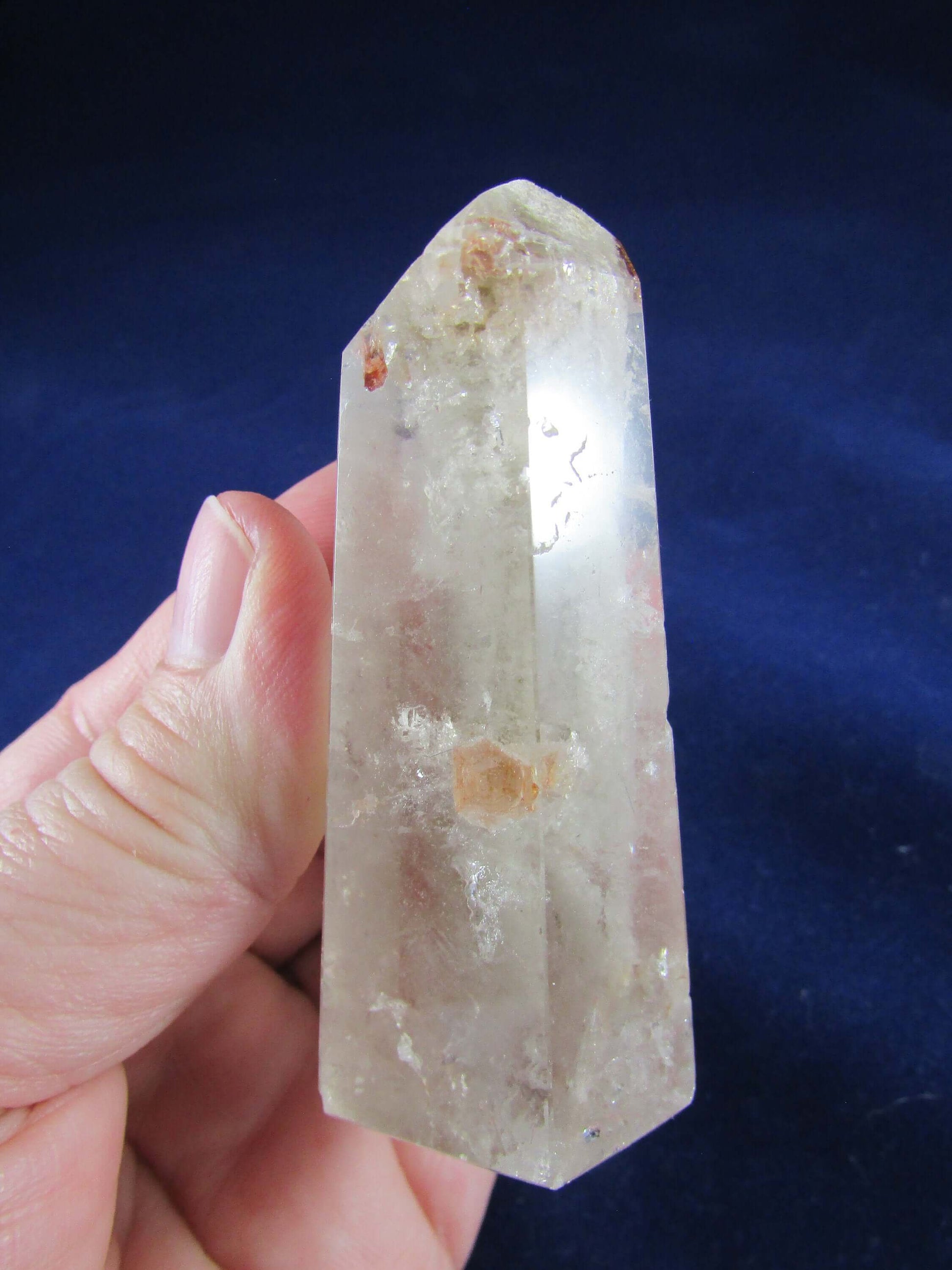 garden quartz crystal pillar, crystal wand, obelisk