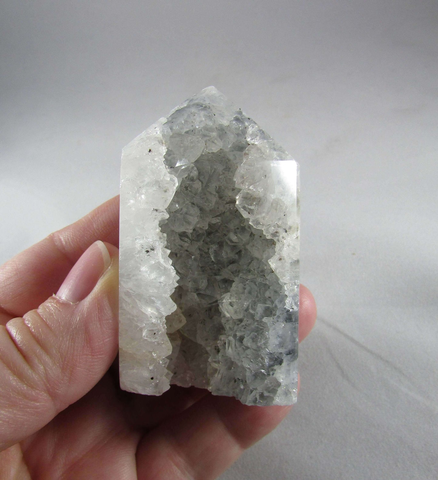 Agate Quartz Point (BR331) Crystals