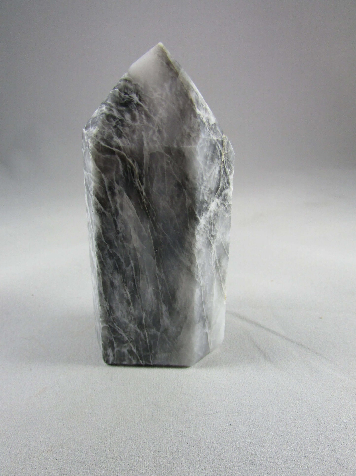 Grey White Chalcedony Tower, Brazil (BR313) Crystals